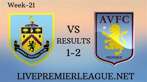 You are watching burnley fc vs aston villa game in hd directly from the turf moor, burnley, england, streaming live for your computer, mobile and tablets. Burnley Vs Aston Villa | Week 21 Results 2019