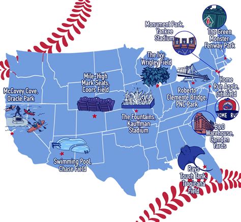 Top 53 về MLB ballpark map mới nhất cdgdbentre edu vn