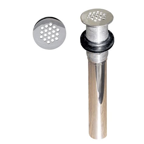 Westbrass Grid Strainer Lavatory Drain Without Overflow Holes In