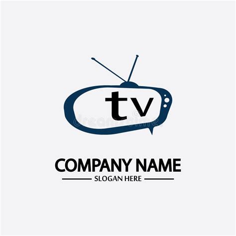 Tv Logo Design Media Technology Symbol Televisiontelevision Media Play