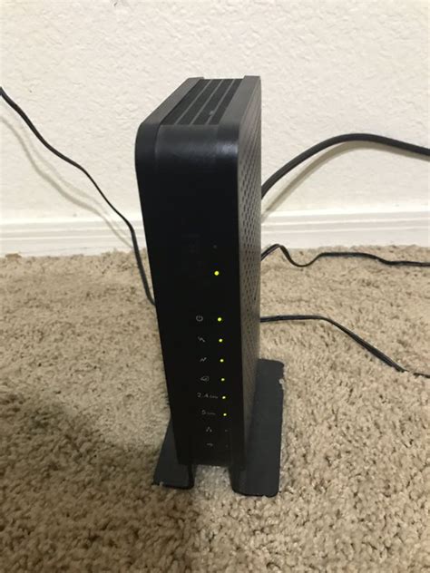 1 meter between router and client isp: Netgear C3700 Wireless Router - Cable Modem - 600 Mbps - 2 ...