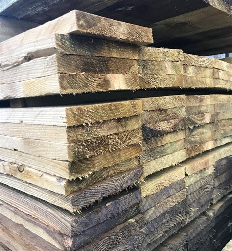 Sawn And Treated Park Timber
