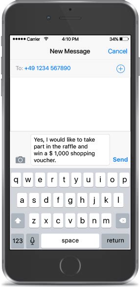 After the registration, the applicants will receive an sms alert on their registered mobile. SMS Codes, receive SMS messages using QR Codes