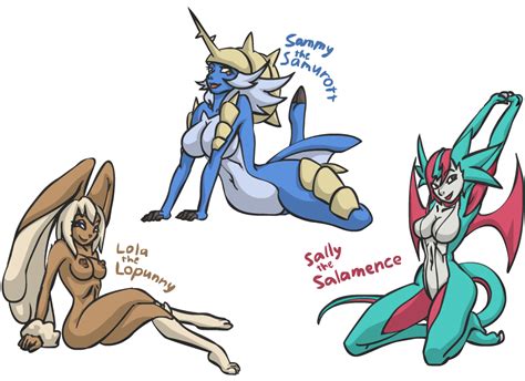 rule 34 anthro breasts color female female only fur furry interspecies kneeling lopunny