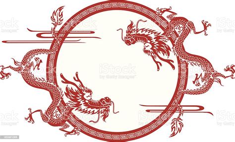 Chinese Dragon Frame Stock Illustration Download Image Now Dragon