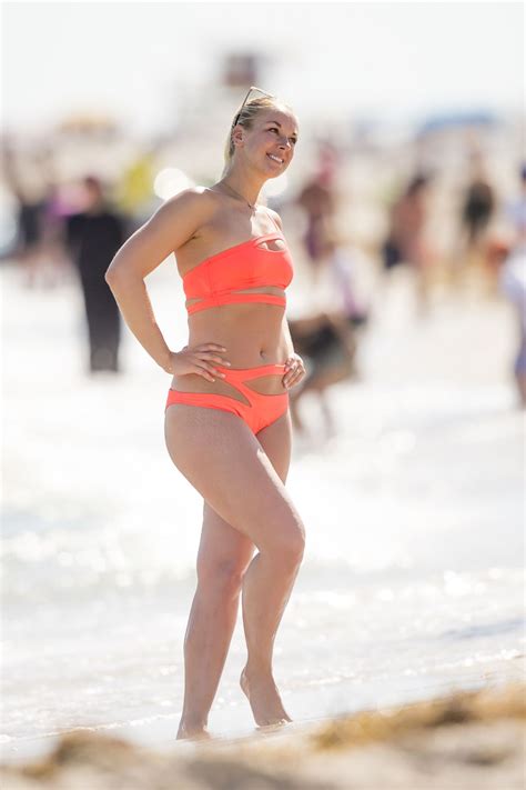 Sabine Lisicki Enjoys A Day In Bikini On Miami Beach CelebMafia