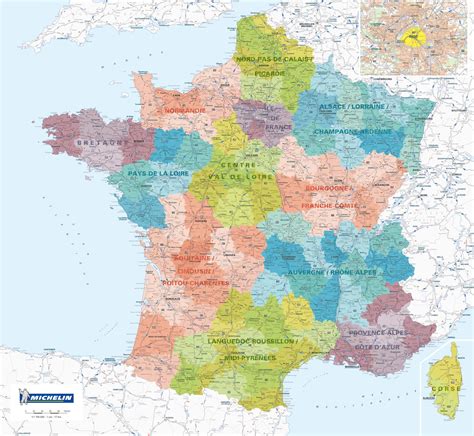 Carte de france à imprimer gratuitement. Images Blog: CARTE DE FRANCE DETAILLEE