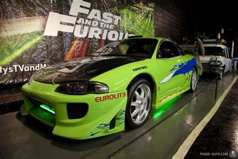 The Fast And The Furious Paul Walkers Green Eclipse Rno Etsy Autos