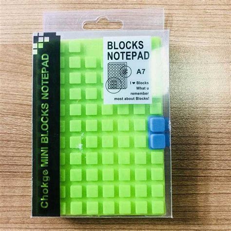 Blocks Notepad Notebook A7 Paper Oddbits