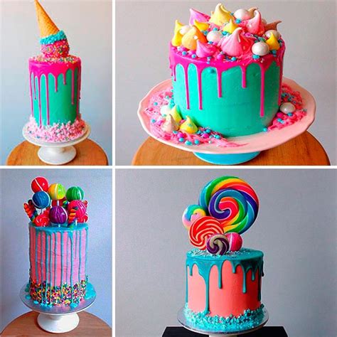 Compartir 84 Imagen Pasteles De Colores Para Cumpleaños Viaterramx