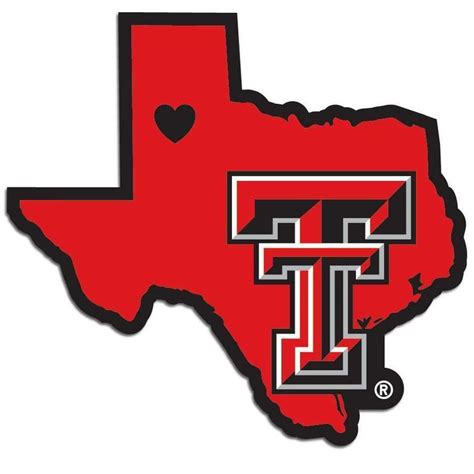 ncaa texas tech raiders home state decal texas tech raiders texas tech logo texas tech red