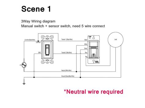 3 Way Motion Sensor Switch Wiring 3 Way Switch Wiring Diagram And Schematic