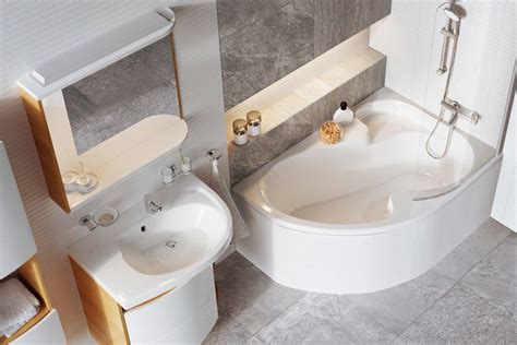 Vasca da bagno angolare bianca 133cm islita. Vasca da bagno d'angolo - ROSA I - RAVAK - in acrilico