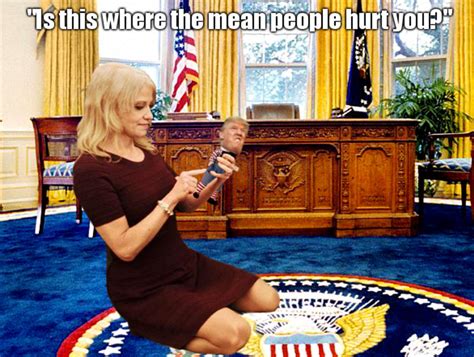Show Me Where They Hurt You Kellyanne Conway S Oval Office Couch Photo Know Your Meme