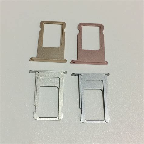 100pcslot Original New Nano Sim Card Tray Slot Holder For Iphone 6s