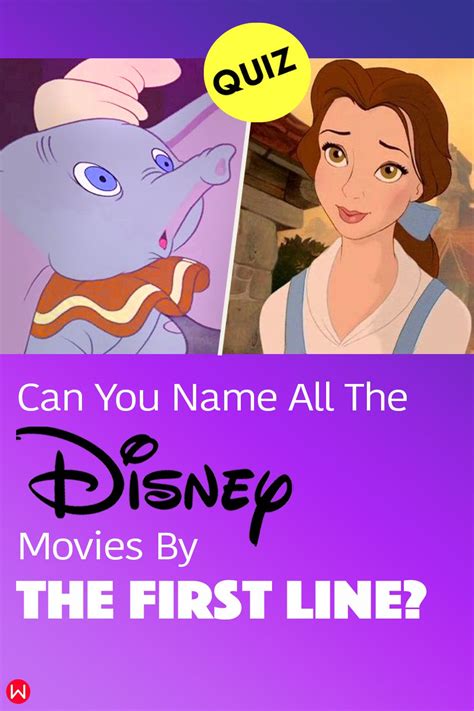Quiz Can You Name All Of These Disney Movies By Just 3 Character Names