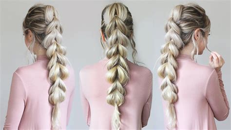 How to braid hair different styles of braiding. How To: Pull-Through Braid | Hair Tutorial For Beginners | Braided hairstyles tutorials, Easy ...