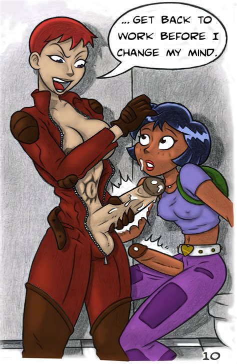 Rule 34 2futas Alex Totally Spies Backpack Bag Balls Breasts Clothed Clothing Dark Skinned