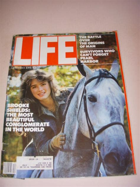 Life Magazine December 1981 Brooke Shields Photo Cover Pearl Harbor