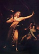 Johann Heinrich Füssli, Lady Macbeth sonnambula; olio su tela; 1784 ...