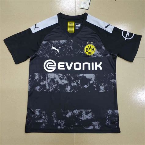 Camiseta borussia dortmund 1ª equipación 2020/2021. Borussia Dortmund camiseta visitante 2019-2020 - FOOTZONESPAIN