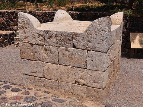 Four Horned Altar Discovered In Judean Hills Yoel Elitzur And Doron