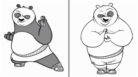 Kung Fu Panda How To Draw Kung Fu Panda Video Youtube