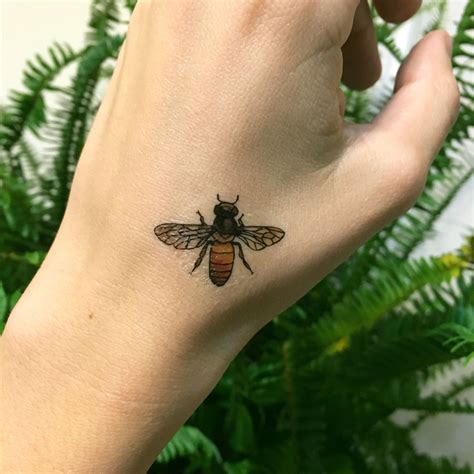 Temporary Tattoos Honey Bees Tattoos Fake Tattoos Honey Bee Tattoo Bee Tattoo Bumble Bee Tattoo