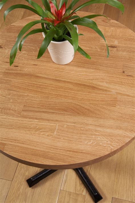 Round glass table tops can add an element of elegance to any room in your home. Solid Oak Restaurant Tabletop Round 40mm