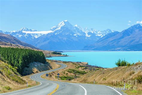 Mount Cook And Lake Pukaki New Zealand Photograph By