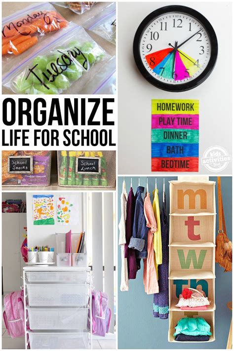 17 Easy Ways To Organize For School This Year Kids Activities Blog