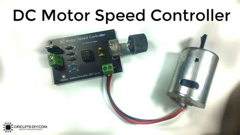 Pwm Dc Motor Controller Using Ne555 Timer Ic Electronics Project