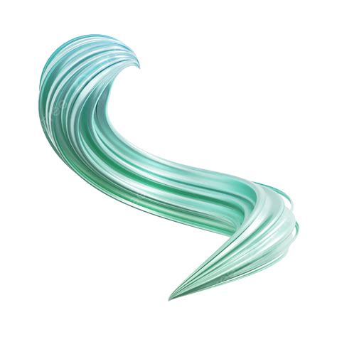 3d Spiral Line Green Curve 3d Spiral Curve Png Transparent Image And
