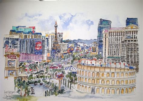 Painting Of Las Vegas Arsma