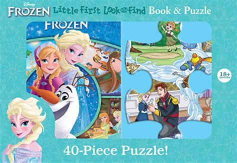 Disney Frozen Little First Look And Find Book And Puzzle Board Book