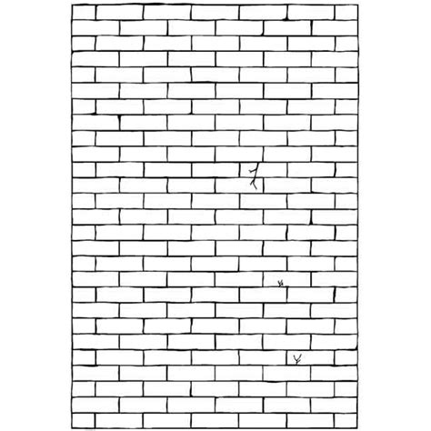 Brick Wall Rubber Stamp
