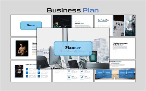 Planner Creative Business Plan Powerpoint Template