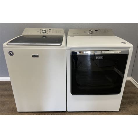 Maytag 5.3 Cu. Ft. Washer MVWB835DW4 & 8.8 Cu. Ft. Electric Dryer