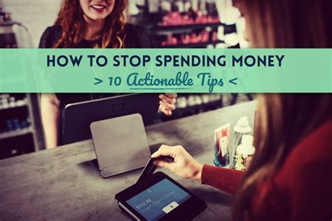 How To Stop Spending Money Actionable Tips Positively Frugal