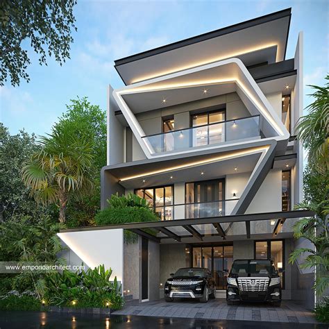 4 Floor House Design By Architect Services