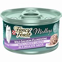 Fancy Feast Medleys Wild Salmon Florentine Canned Cat Food, 3-oz, case of 24 - Chewy