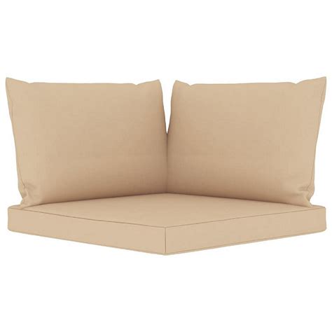Vidaxl Pallet Sofa Cushions 3 Pcs Beige Fabric Oriental Trading
