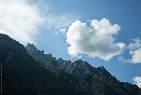 Cloud Over The Dolomite Mountains By Stocksy Contributor Maximilian