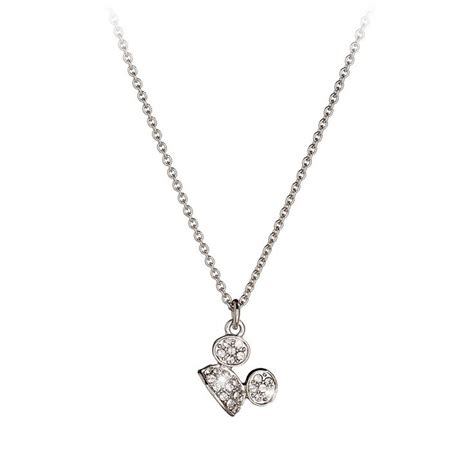 Mickey S Fa Mouse Ear Hat Has Been Given A Sparkling Makeover With This Elegant Necklace