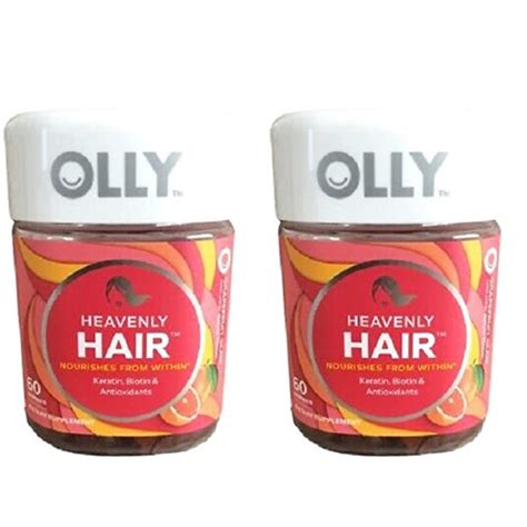 Buy Olly Heavenly Hair Gummy Vitamins 60 Gummies Grapefruit Flavor