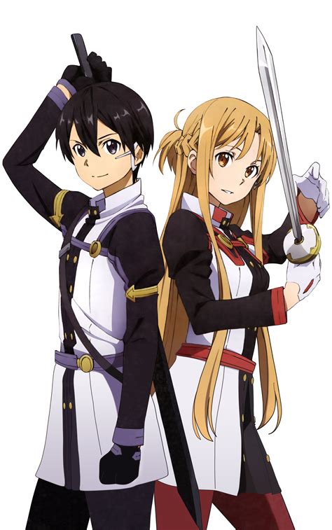 Discover 87 free kirito and asuna png images with transparent backgrounds. sword art online sword art online ordinal scale asuna ...
