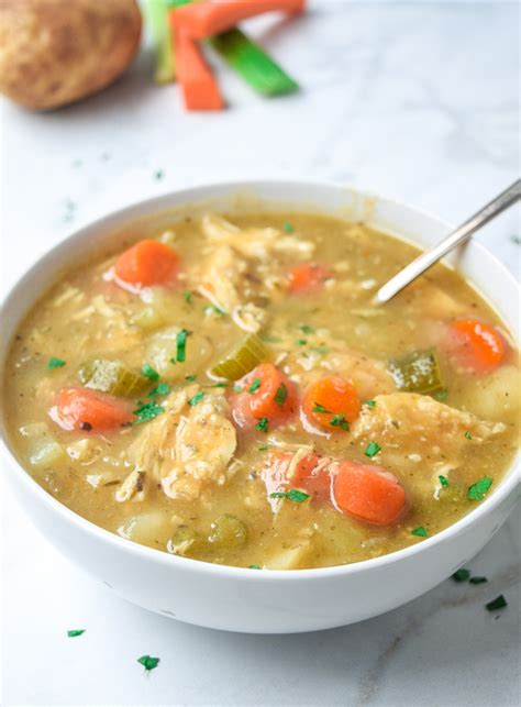 This easy chicken stew you are about make is all four. Instant Pot Creamy Herbed Chicken Stew (Whole30 Paleo) • Tastythin