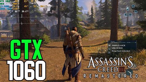 GTX 1060 3gb Assassin S Creed III Remastered YouTube