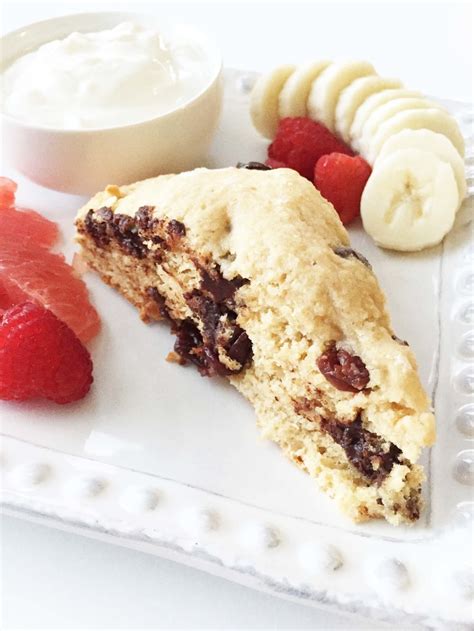 Skinny Dark Chocolate And Cherry Scones Sponsored — The Skinny Fork