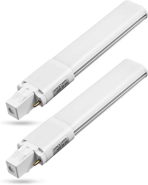2 Pack 13w Equivalent 2 Pin Gx23 Led Pl Lamp Compact Fluorescent Lamp
